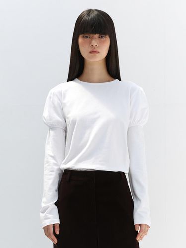 Balloon Layered Tee _ White - Burmula - Modalova