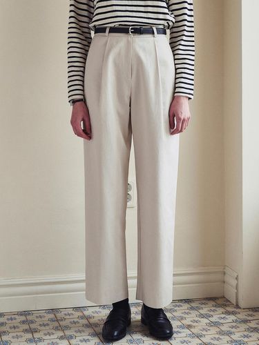 Light Semi-Wide Cotton Pants - LOEIL - Modalova