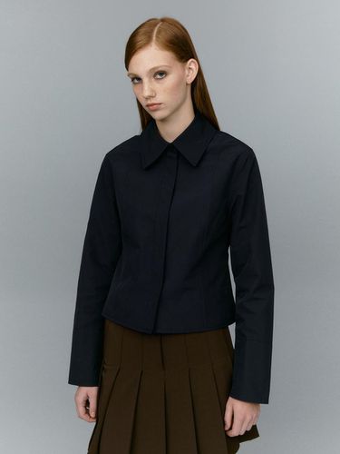 Nylon Shirts Jacket (Navy) - Burmula - Modalova