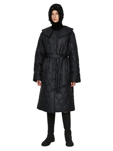 Quilting Long Coat _ Black - Burmula - Modalova