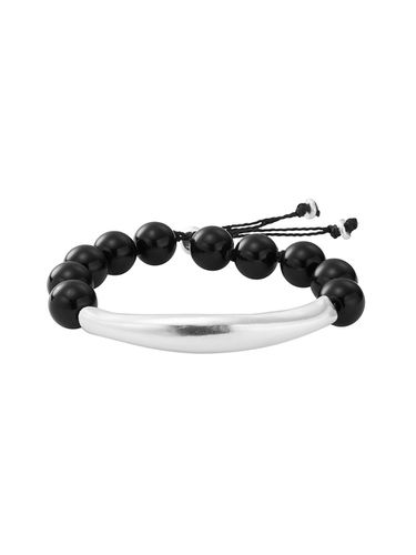 Silver Bar Gemstone Knot Bracelet - PICOMENT - Modalova