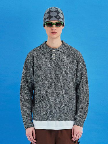 Mesh Knit Polo Shirt - UNALLOYED - Modalova