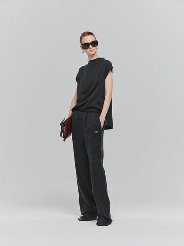 Cupro Pull On Pants (Black) - L’H.A.S - Modalova