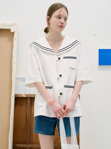 The SAILOR Jacket (White) - FRITUR - Modalova