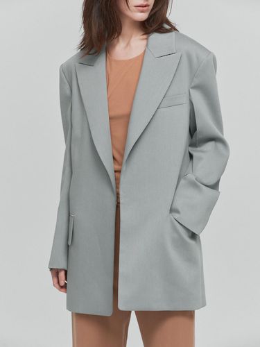 Oversize 2-Tone Buttonless Jacket - L’H.A.S - Modalova