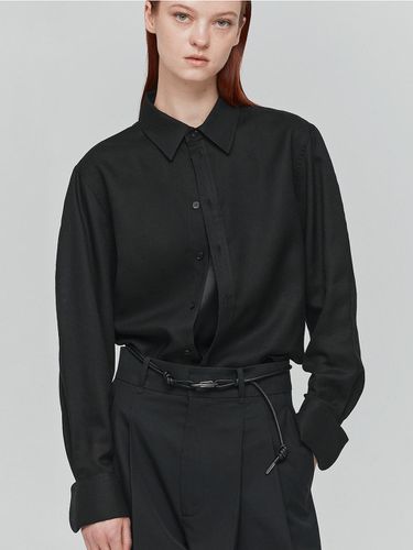 Soft Sheer Basic Shirts (Black) - L’H.A.S - Modalova