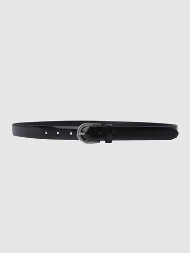 Round Basic Leather Belt - comgen - Modalova