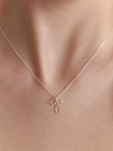 Silver 925] Ivy Ribbon Necklace - TATIANA - Modalova