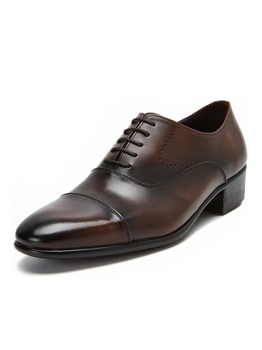 Straight Tip Heel Suit Shoes_Brown - STCO - Modalova