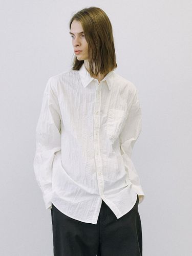 Crease Shirt_Off White - endoor - Modalova