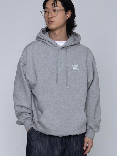 UNISEX] Small Cloud Bear Smile Hoodie - GRAVER - Modalova