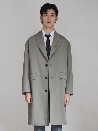 Overfit lapel decorated tailored coat () - STCO - Modalova