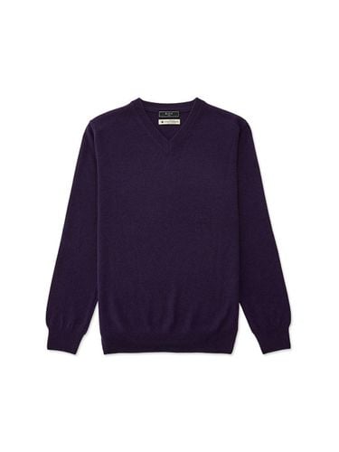 Standard fit V-neck knit (violet) - STCO - Modalova