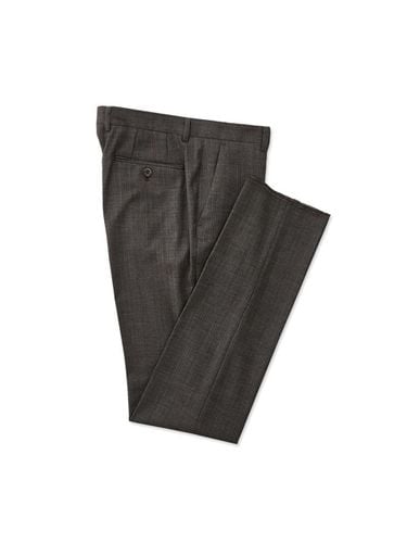 STRETCH two-tone texture classic formal pants_brown (classic fit) - STCO - Modalova