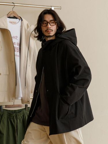 Mentor Oversized Hooded Jacket_Black - RUGGED HOUSE - Modalova