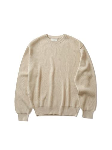 Supima Comfort Crewneck Knitwear_Light Beige - theweatherisawesome - Modalova