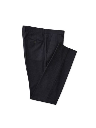 WOOL four-way spandex two-tone color formal pants_navy (classic fit) - STCO - Modalova