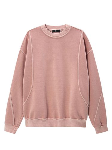 Line Pigment Sweatshirt - Pink - EZIO - Modalova