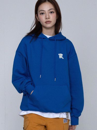 UNISEX] Small Cloud Bear Smile Hoodie - GRAVER - Modalova