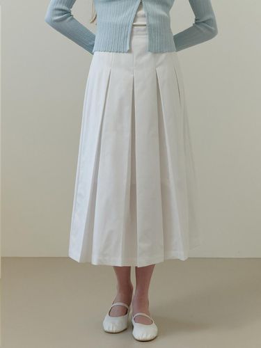 Chou Pleats Skirt_White - RE_L - Modalova