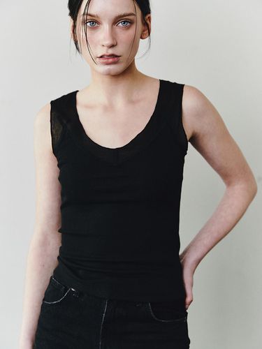 AS Line Mix Sleeveless_Black - ASURA - Modalova