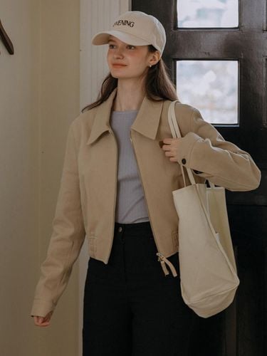 DIA Cotton Jacket_Beige - eveningbrings - Modalova