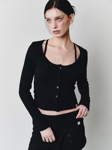 AS Basic Cardigan_Black - ASURA - Modalova