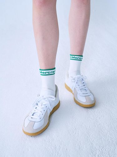 Short Socks_White Green - Mardi Mercredi Actif - Modalova