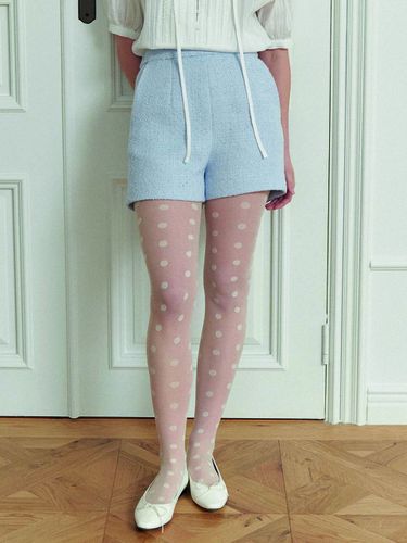 Lui Tweed Shorts - Pale Blue - toamott - Modalova