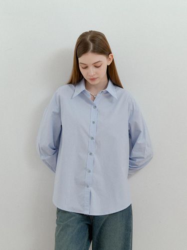 Collar Logo Shirt - Blue - ANOETIC - Modalova