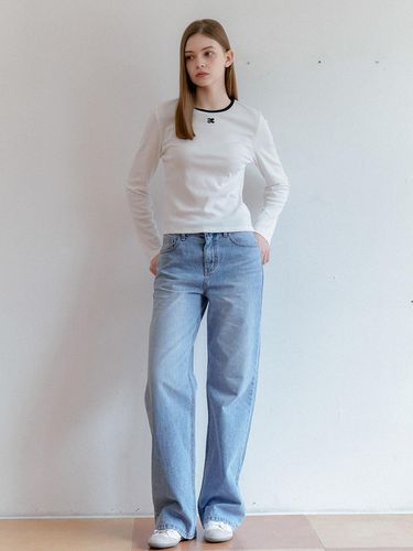 New Straight Denim Pants - ANOETIC - Modalova