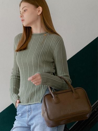 Basic Square Tote Bag_Brown - ANOETIC - Modalova