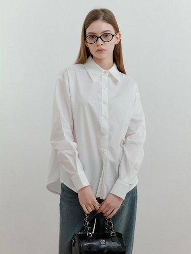 Collar Logo Shirt - White - ANOETIC - Modalova