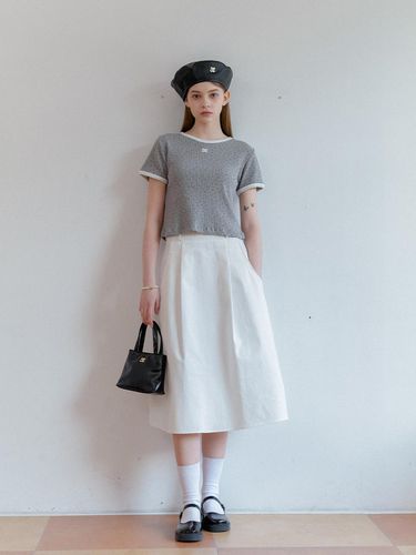 Cotton Long Skirt - White - ANOETIC - Modalova