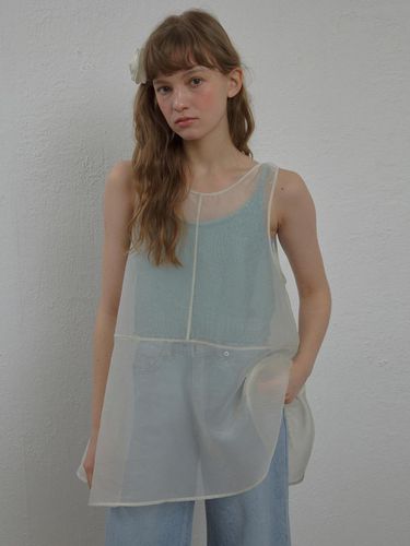 See-Through Silky Dress - SSEMI - Modalova