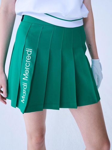 Pleats Mini Skirt Logo Needlework - Mardi Mercredi Actif - Modalova