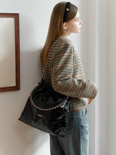 ANC Draw Chain Shoulder Bag_Black - ANOETIC - Modalova