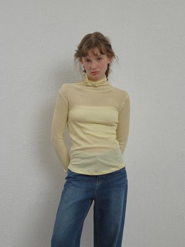 Slim Turtleneck Top - SSEMI - Modalova