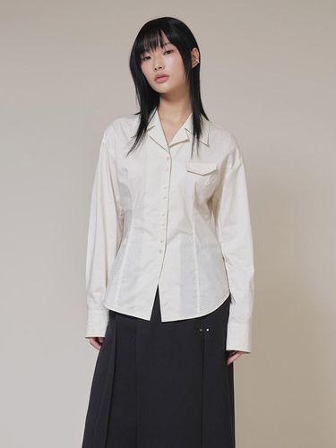 Pocket Detail Shirt_Beige - RAIVE - Modalova