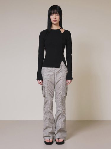 Cargo Shirring Pants_Grey - RAIVE - Modalova