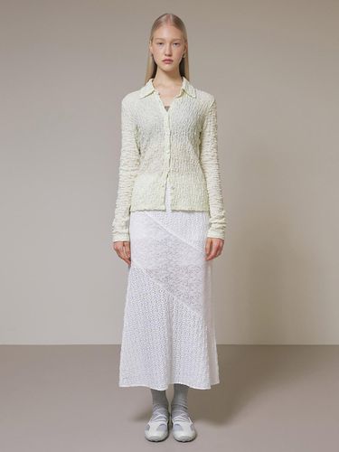 Lace Long Skirt_White - RAIVE - Modalova