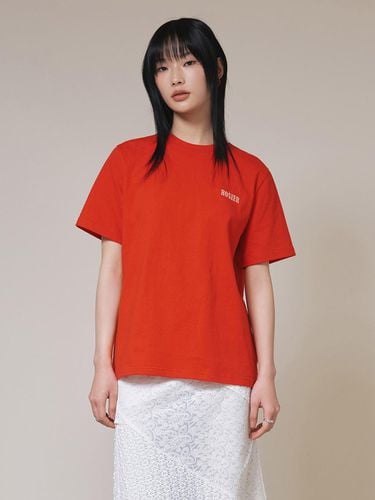 Rosier Logo T-Shirt_Red - RAIVE - Modalova