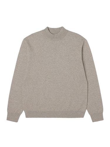 Basic Mock Neck Knit Sweater - ADHOC - Modalova