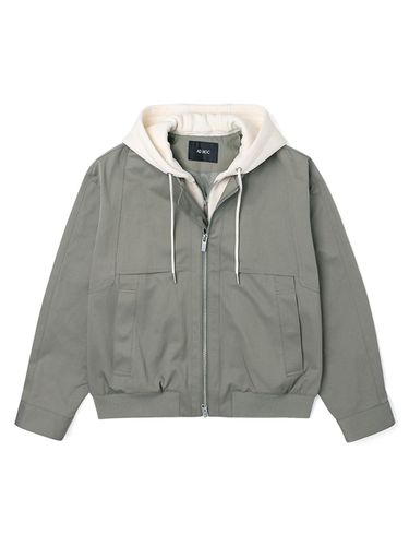 Detachable Hoodie Jumper Jacket _ - ADHOC - Modalova