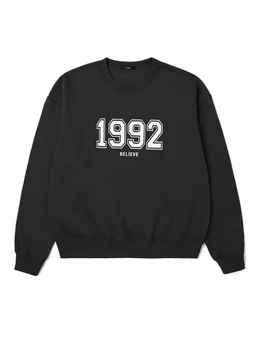 Round Sweatshirt _ Black - ADHOC - Modalova