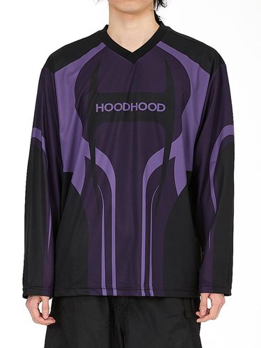 Racing Mesh Long Sleeve T-shirt_Purple - HOODHOOD - Modalova