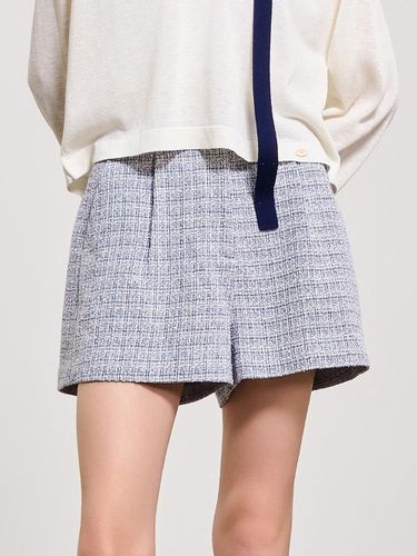 Soft Tweed Short Pants_Blue - GENERAL IDEA - Modalova