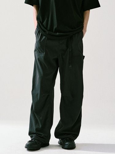 Nylon Twill Fatigue Pants_Dark Grey - HAVEOFFDUTY - Modalova