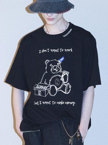 Dreaming Stitch T-Shirt _ Black - RSSC - Modalova