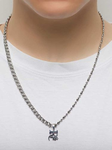 Chain Mixed Logo Necklace - RSSC - Modalova